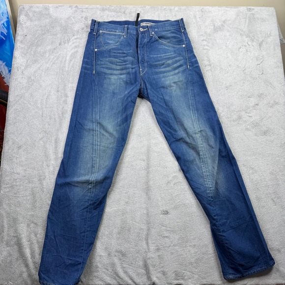 LEVIS ENGINEERED JEANS 32 Mens Blue Denim Straight Leg Pants